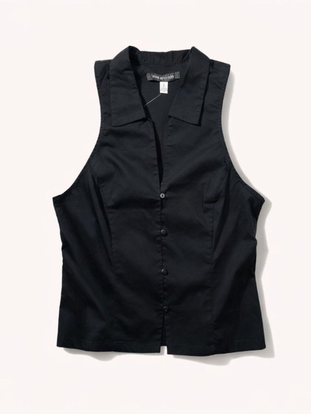 PLUS SIZE: Urban Outfitters Party Girl Cotton Blend Button Down Vest